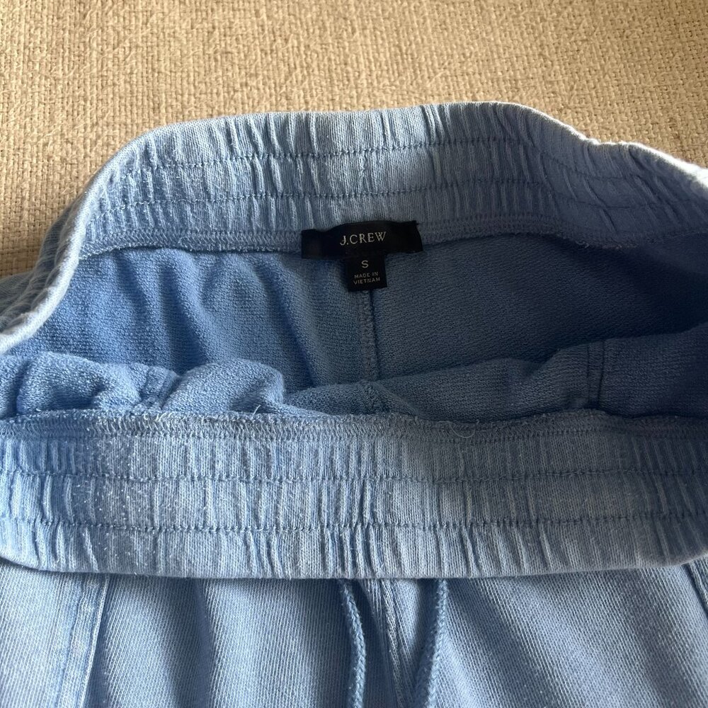 J Crew Lounge Set Quarter Zip and Sweatpants Blue Small - Picture 5 of 8